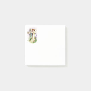 Pretty Angel And Cross Post-it Notes