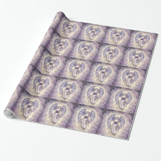Pretty Angel Gift Wrap by Molly Harrison