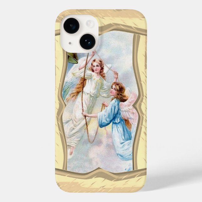 Pretty Angels With Bell Case-Mate iPhone Case (Back)