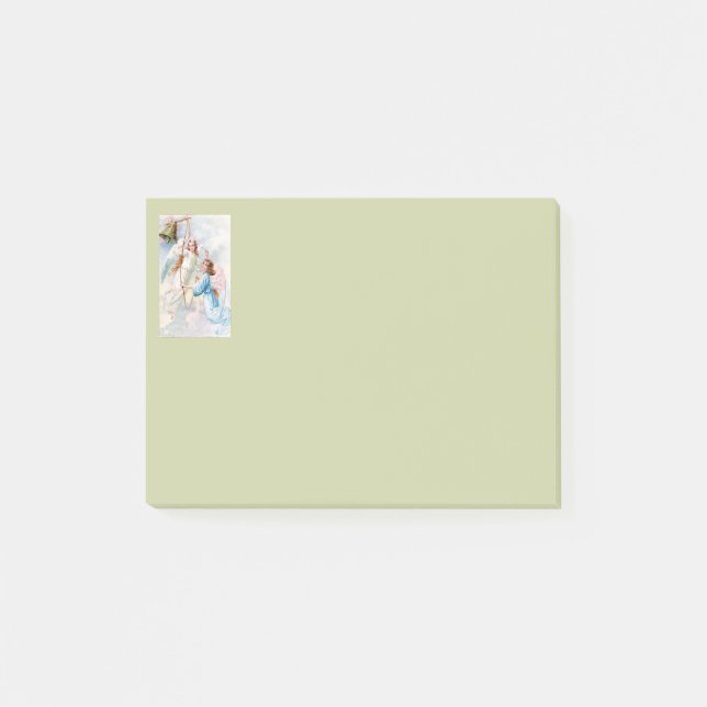 Pretty Angels With Bell Post-it Notes (Front)
