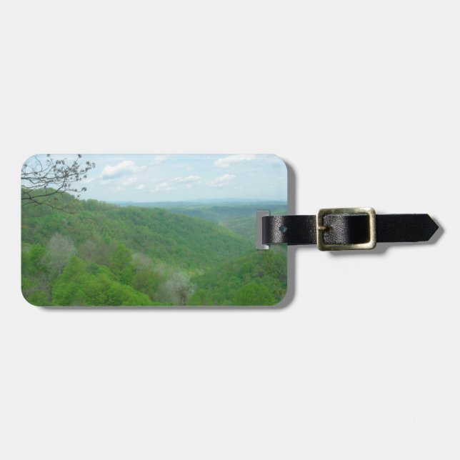 Pretty Appalachian Overlook Luggage Tag (Front Horizontal)