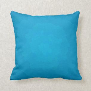 Pretty Aqua/Blue Plain > Patterned Square Pillow