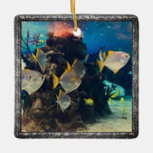 Pretty Aquarium Fish Ceramic Ornament