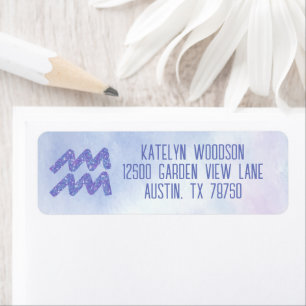 Pretty Aquarius Astrology Sign Return Adresse