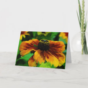 Pretty Artsy Wildflowers Art Note Card