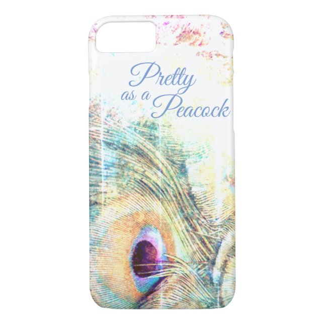 Pretty as a peacock iphone 8/7 Case-Mate iPhone case (Back)