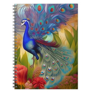 Pretty As A Peacock Notebook