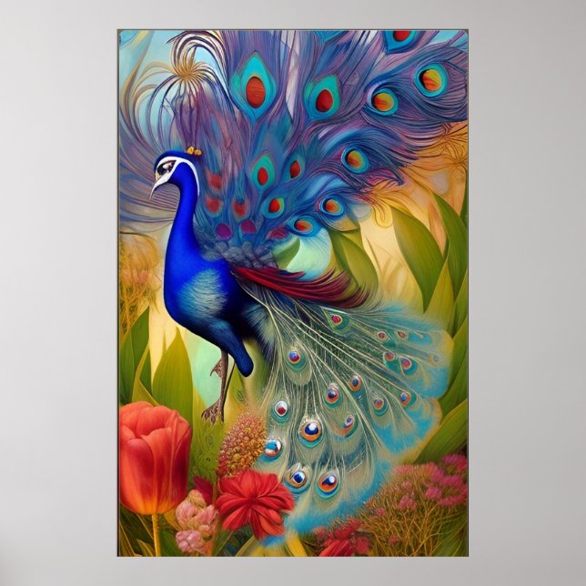 Pretty As A Peacock Poster (Front)