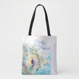 Pretty as a Peacock tote