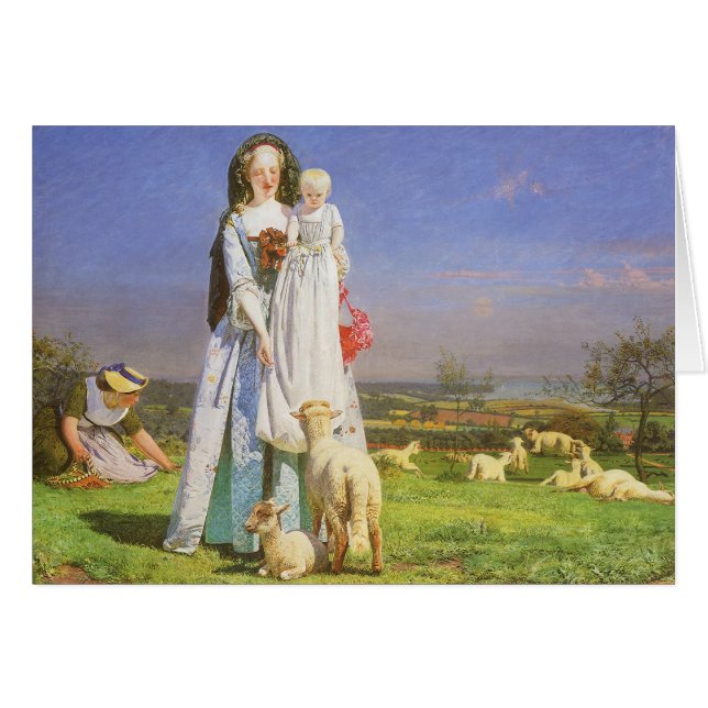 Pretty Baa Lambs by Ford Madox Brown (Front Horizontal)