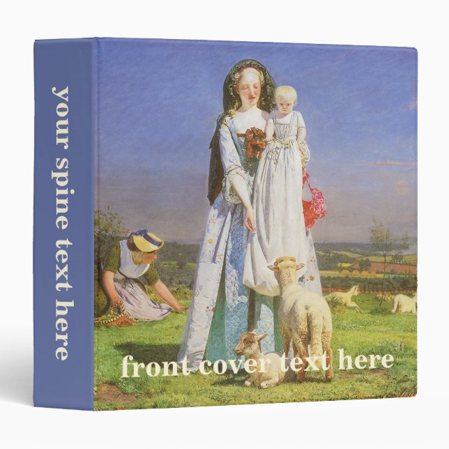 Pretty Baa Lambs by Ford Madox Brown Binder (Front/Spine)
