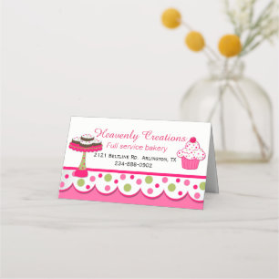 Pretty Bakery Folded Business / Loyalty Card