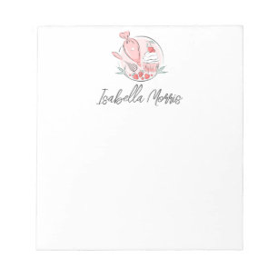 Pretty Baking Pastry Personalized Notepad