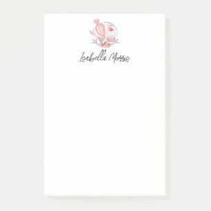 Pretty Baking Pastry Personalized  Post-it Notes
