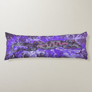 Pretty BALI LIZARD Design violet + your ideas Body Pillow