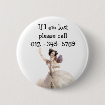 Pretty Ballerina Fairy,  Child Emergency Contact