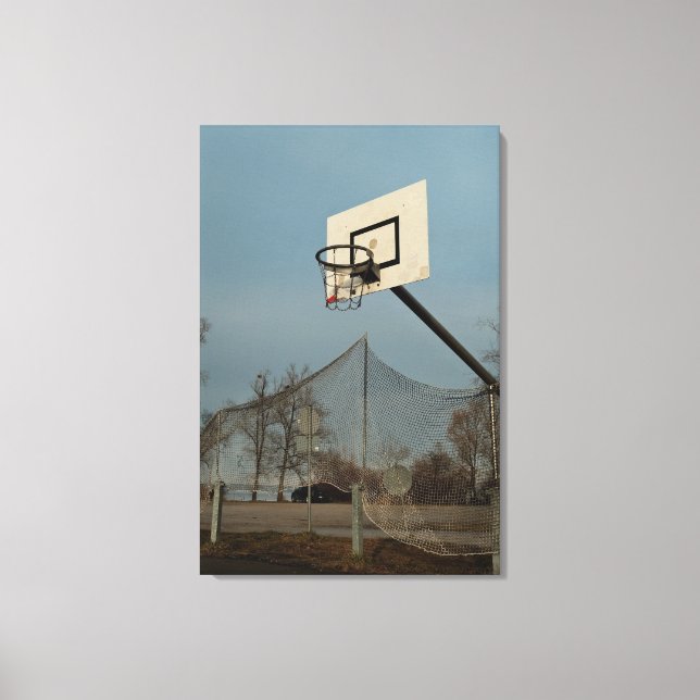 Pretty Basketball Canvas Print (Front)