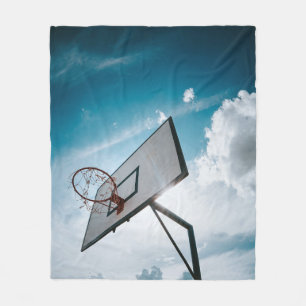 Pretty Basketball Design Fleece Blanket
