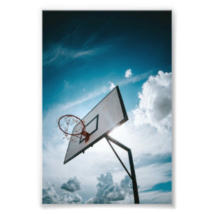 Pretty Basketball Design Photo Print