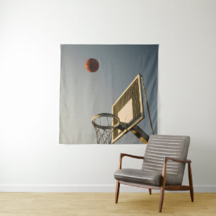 Pretty Basketball Gift Tapestry
