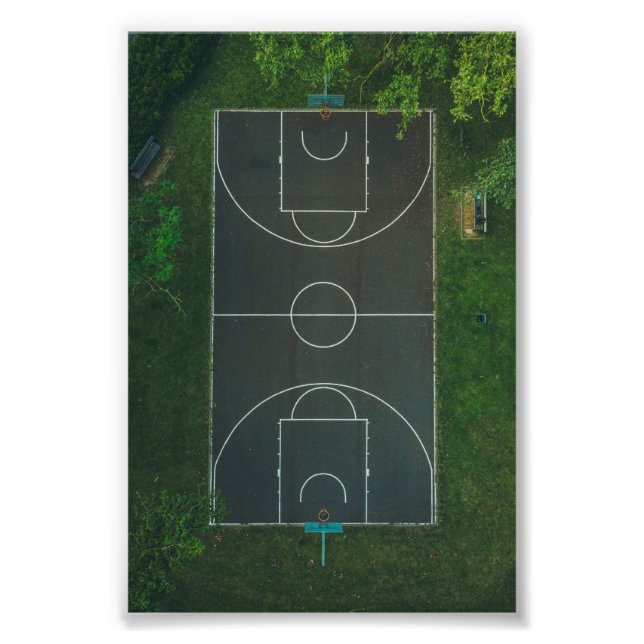 Pretty Basketball Photo Print (Front)