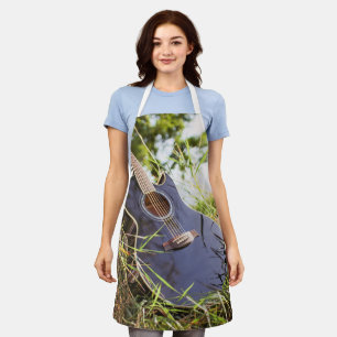 Pretty Bass Guitar Apron