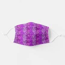Pretty Batik tie-dye Butterfly Purple