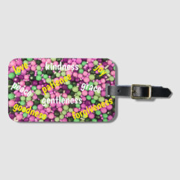 Pretty Beads & Virtue Luggage Tag