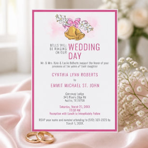 Pretty Bells Wedding Invitation