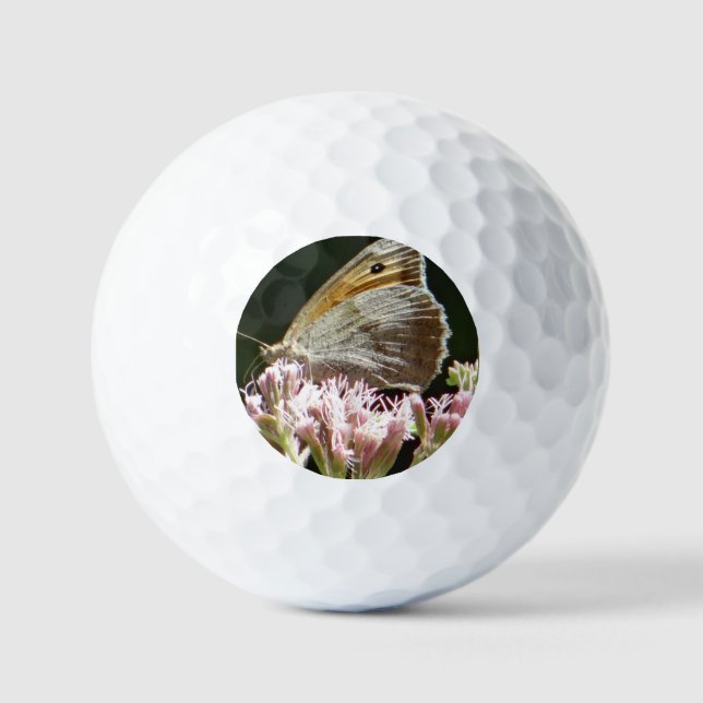Pretty big butterfly  golf balls (Front)