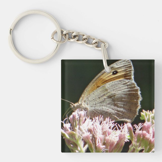 Pretty big butterfly  keychain (Front)