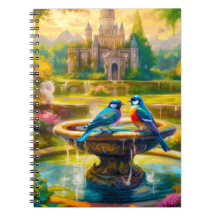 Pretty Bird Scene Notebook