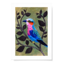 'Pretty Birdie' Archival Print w/ Border (Matte)