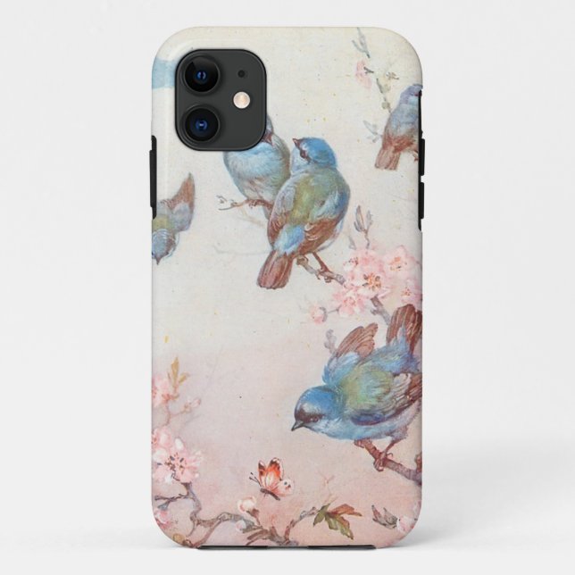 Pretty Birds Case-Mate iPhone Case (Back)