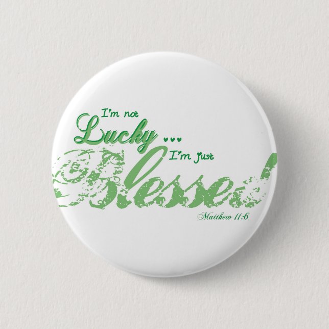 Pretty Blessed Gifts 2 Inch Round Button (Front)
