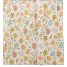 Pretty Bloomies Shower Curtain
