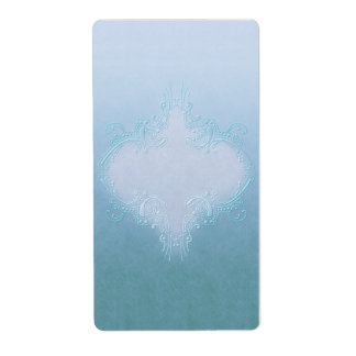 Pretty Blue Apothecary Label