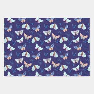 Pretty blue Butterfly Wrapping Paper