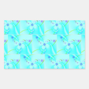 Pretty Blue Flower  Sticker