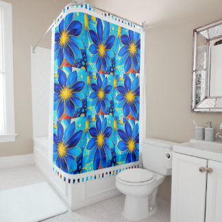 Pretty Blue Flowers Pattern