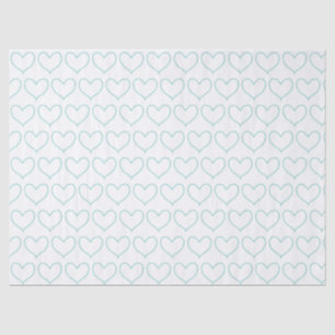 Pretty Blue Hearts Tissue Paper