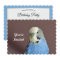 Pretty Blue Parakeet Photo Birthday Invitation
