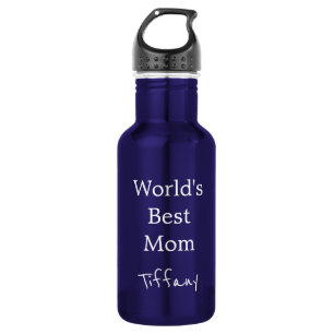 Pretty Blue World's Best Mom 532 Ml Water Bottle
