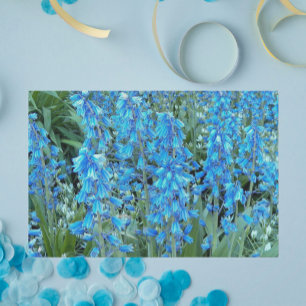 Pretty Bluebell Flowers Floral Tissue Paper