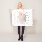 Pretty Blush Floral Royal Princess Silver Crown