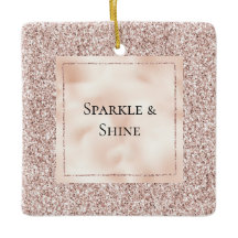 Pretty Blush Pink Glitter