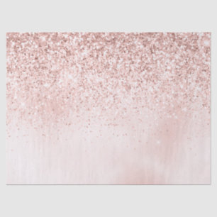 Pretty Blush Pink Glitter Watercolor    Tissue Paper