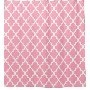 Pretty Blush Pink Quatrefoil Pattern