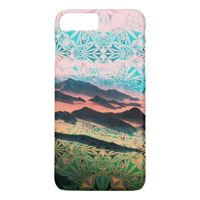 Pretty Bohemian Mountain Wilderness Case-Mate iPhone Case (Back)