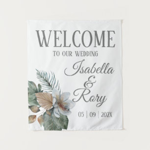 Pretty Boho Bouquet Wedding  Tapestry